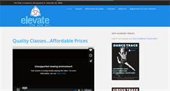 Desktop Screenshot of elevatelifeandart.com