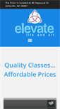 Mobile Screenshot of elevatelifeandart.com